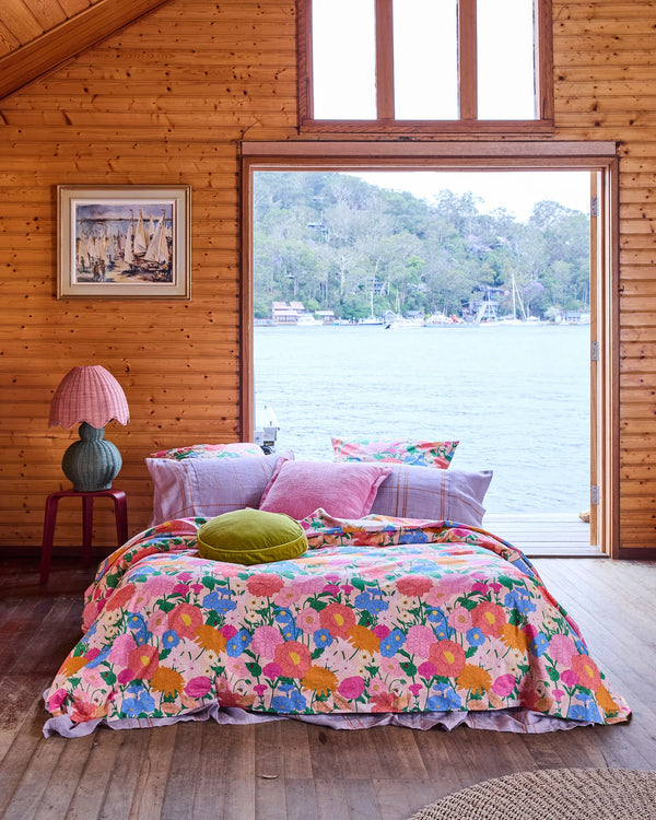 WOVEN CUSHION | Sunset Delight
