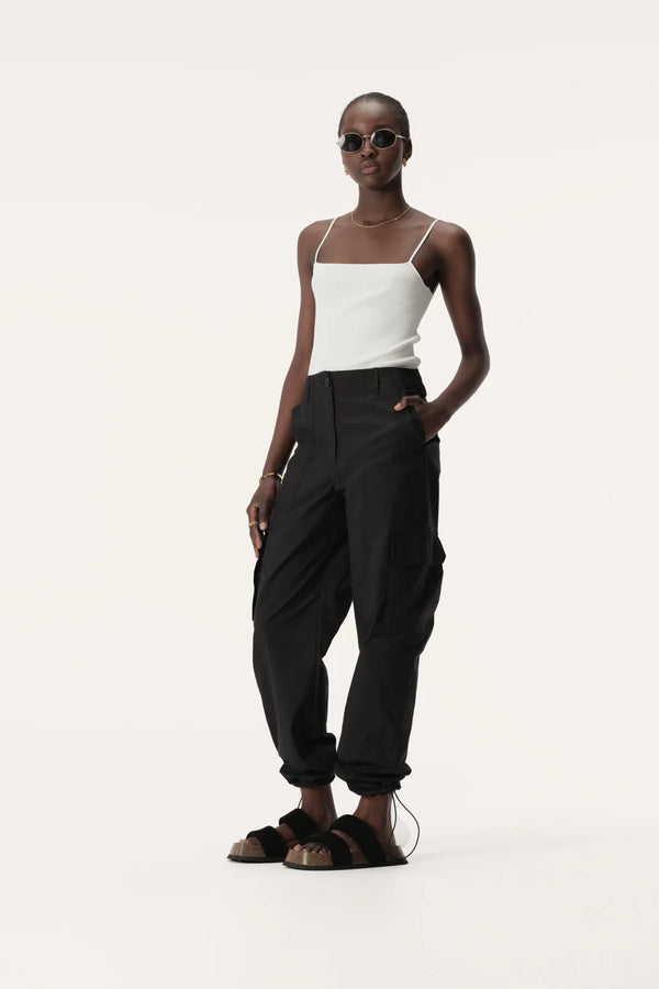 Elka Collective TAMSYN CARGO PANT in Black