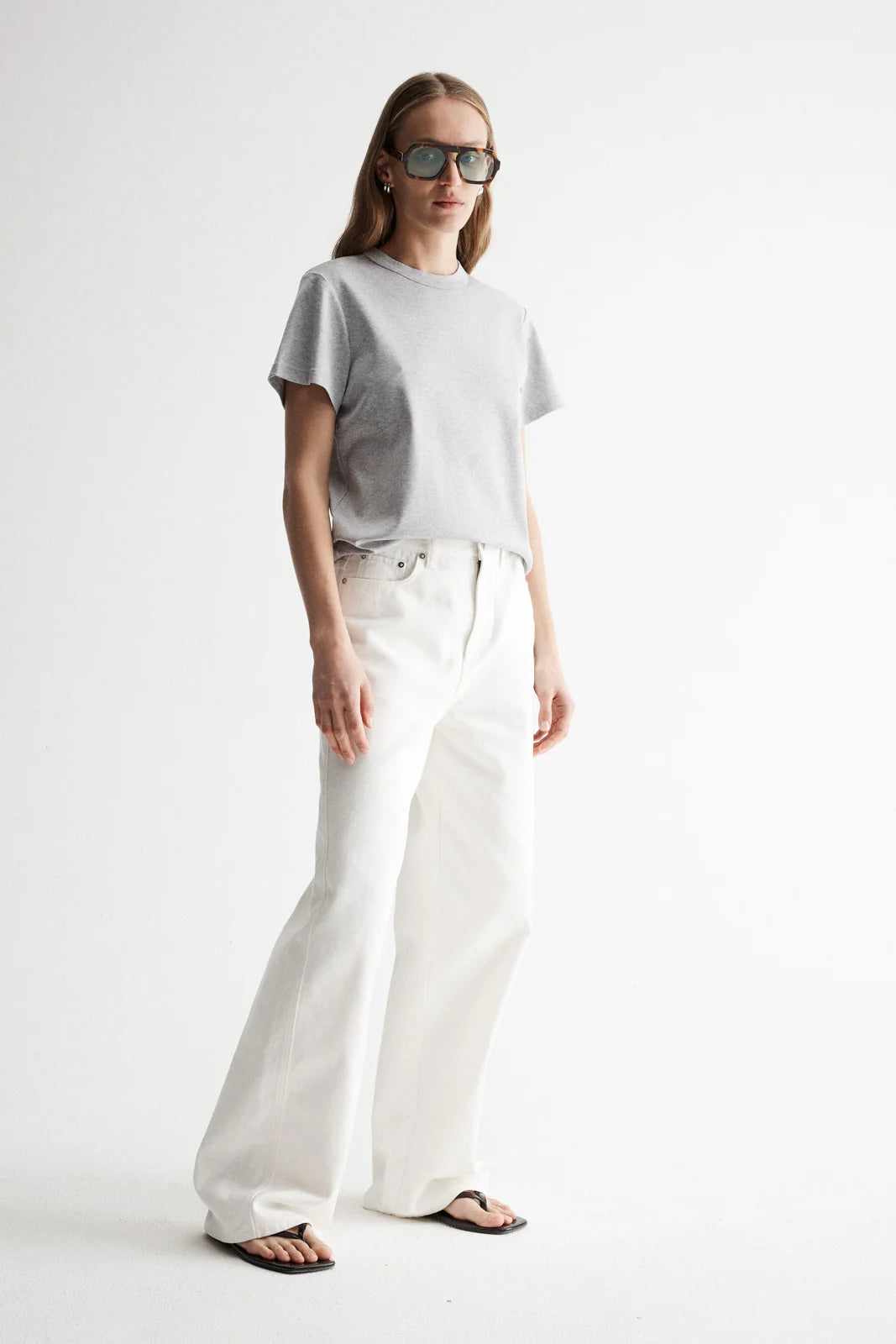 MIA TEE | Grey Marle - Darling & Domain