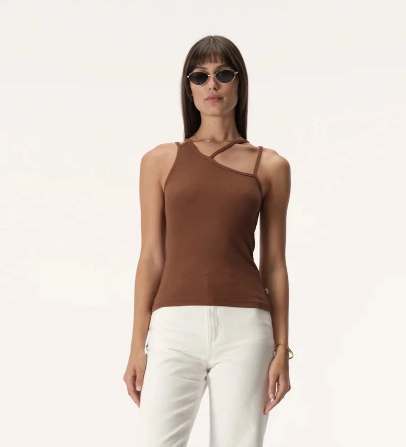 Elka Collective HAYNES TOP in Tan