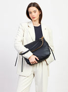 FRANKIE SHOULDER BAG in Black by Saben