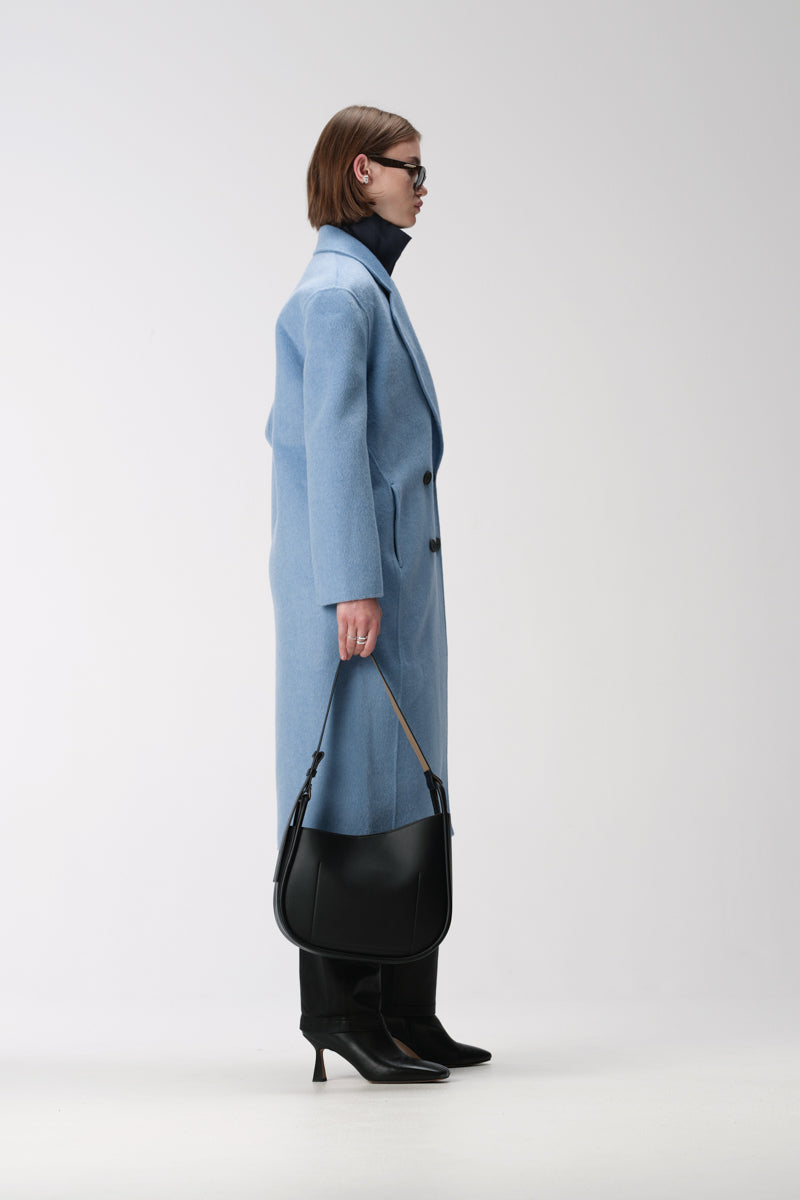 ANALINA COAT in Cornflower Blue from Elka Collective