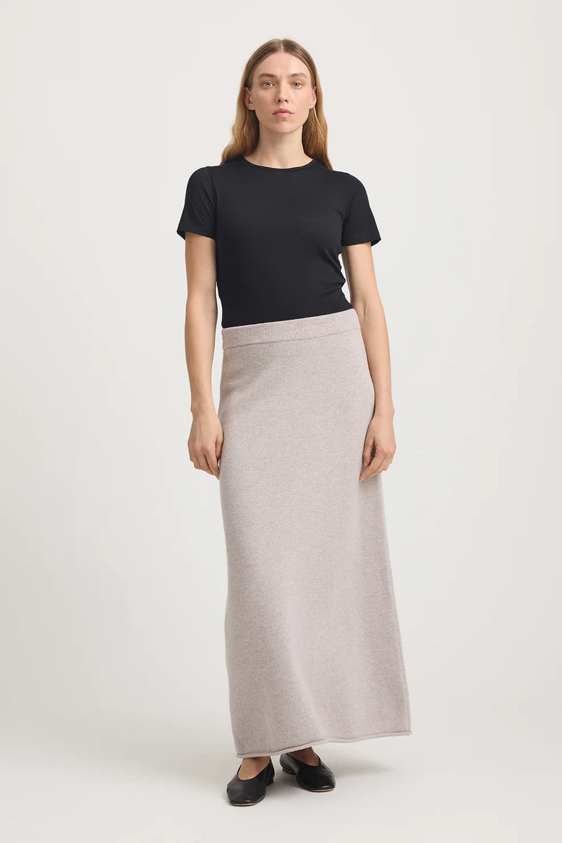 LAMBSWOOL SKIRT in Oat by Toorallie