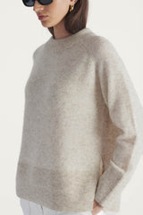 MONTILLA KNIT in White Marle from Elka Collective