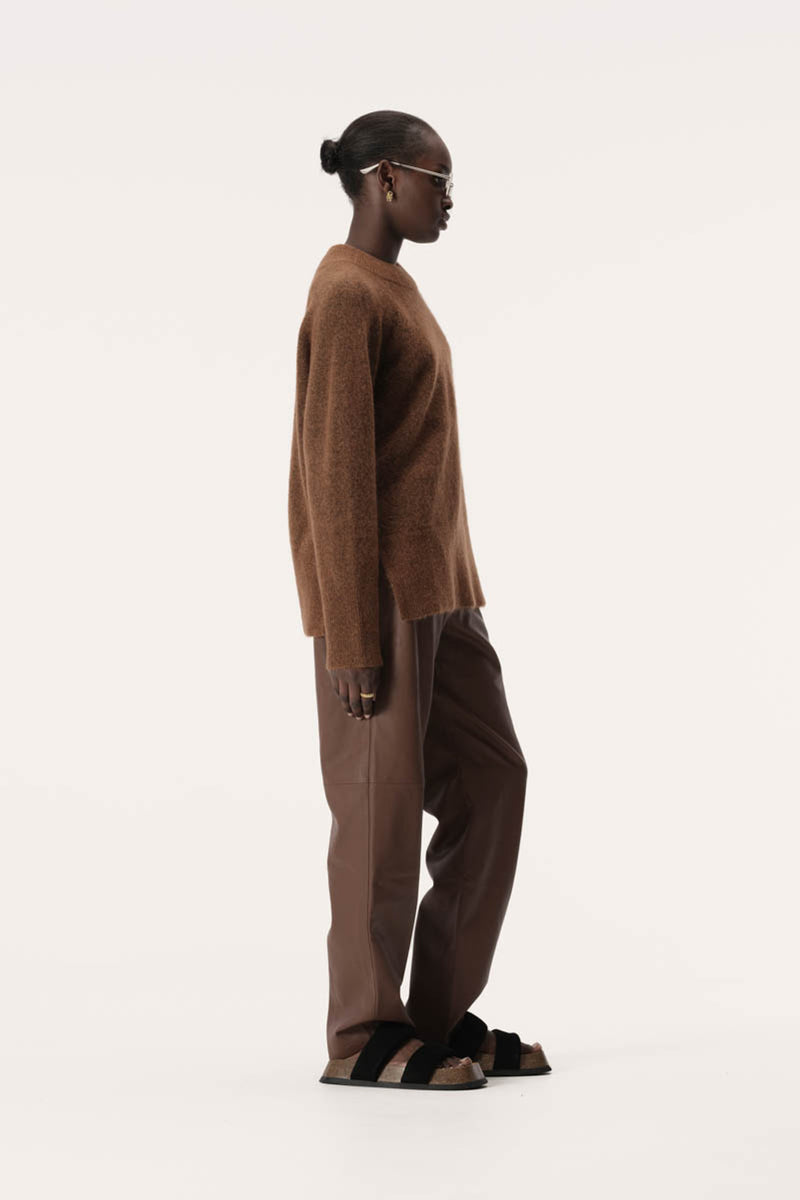 MONTILLA KNIT in Chestnut Marle from Elka Collective
