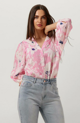 POM BLOUSE | Lillies Pink