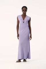 Elka Collective HEATHER KNIT DRESS in Lilac