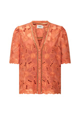 LORETTA SHIRT in Hibiscus from MOS The Label