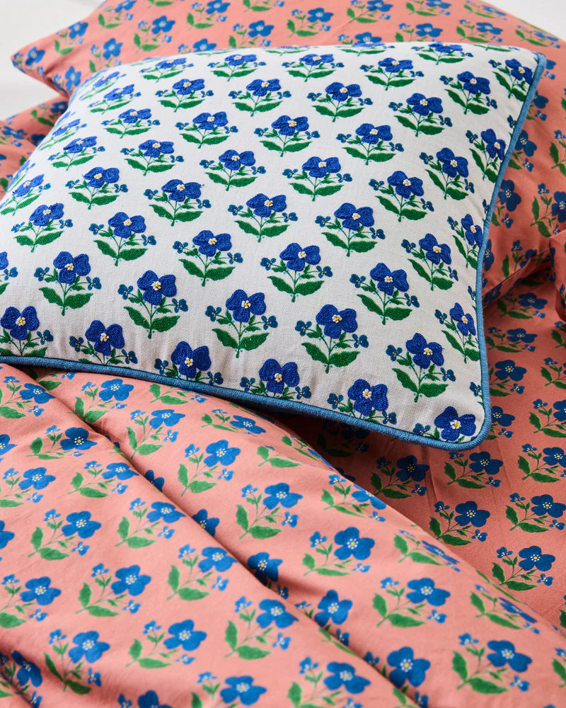 ANNA SPIRO INDIAN SUMMER WHITE EMBROIDERED CUSHION from the amazing range of Kip & Co
