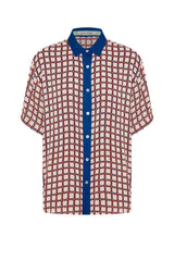 SHORT SLEEVE SHIRT in Cubist Check from Bohemian Traders