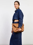 FRANKIE SHOULDER BAG in Toffee by Saben