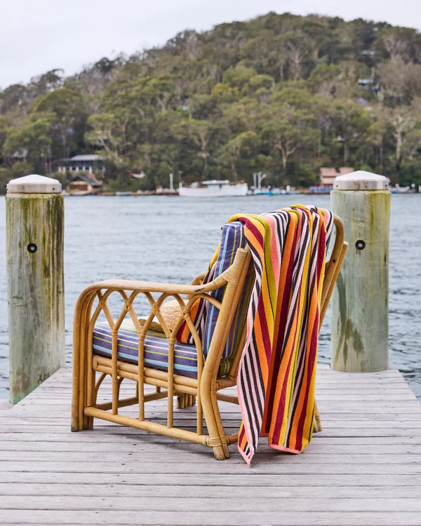 TERRY BEACH TOWEL in Casablanca Stripe from the amazing range of Kip & Co