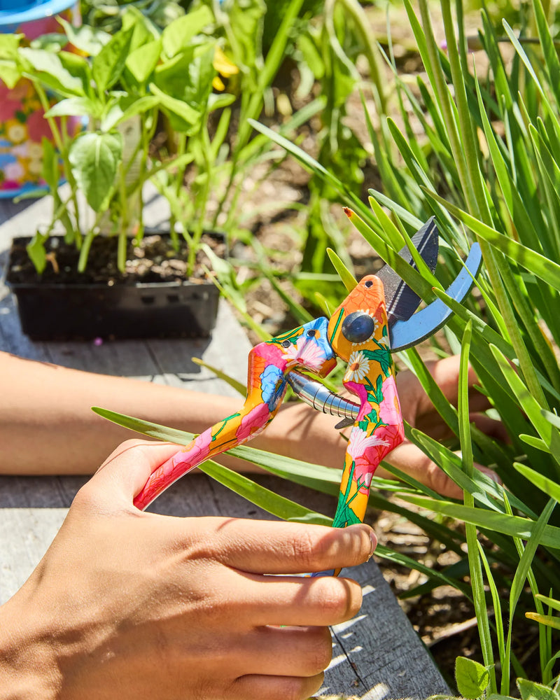 GARDEN SECATEURS + GLOVES SET | Follow The Sun Yellow