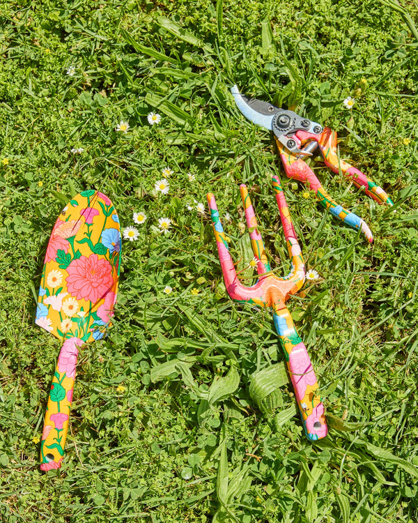 GARDEN SECATEURS + GLOVES SET | Follow The Sun Yellow