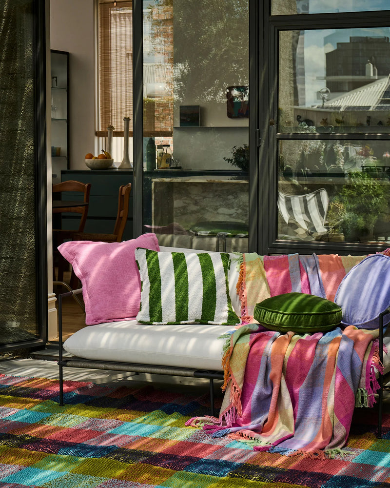 WOVEN CUSHION | Sunset Delight