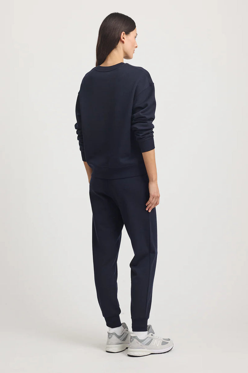 LOUNGE RELAXED CREW in French Navy by Toorallie