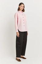 RELAXED COTTON SHIRT in Pale Pink by Toorallie at Darling & Domain