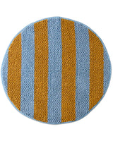 ROUND BATH MAT in Como Stripe from the amazing range of Kip & Co