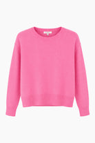 CATELINA CASHMERE KNIT TOP in Dragon Fruit from Absolute Cashmere