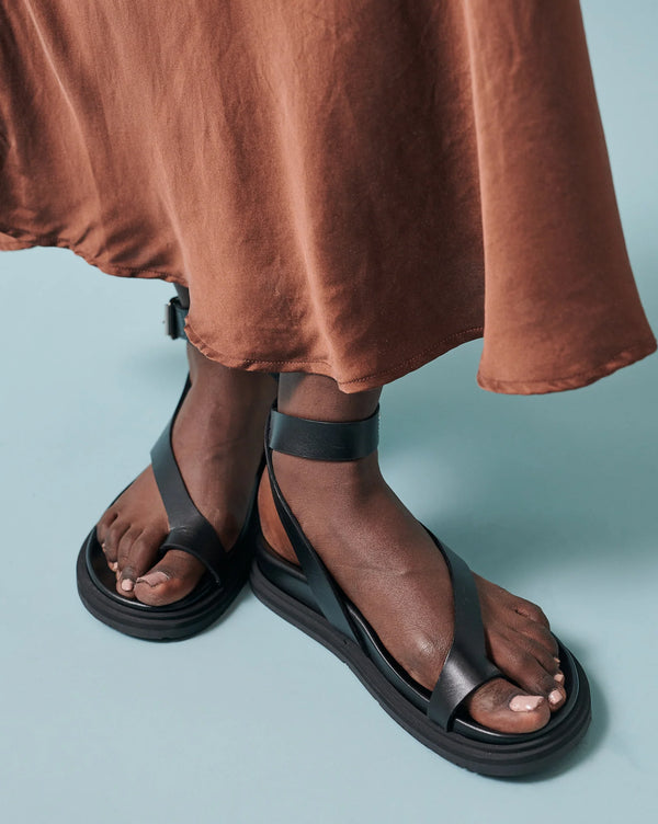 ADELE SANDAL in Nero from Department of Finery