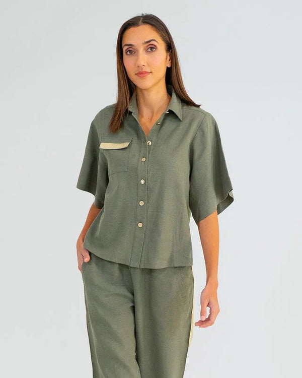 ISABEL SHIRT | Khaki