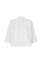 AMORA SHIRT 3/4 SLEEVE in White by Lollys Laundry