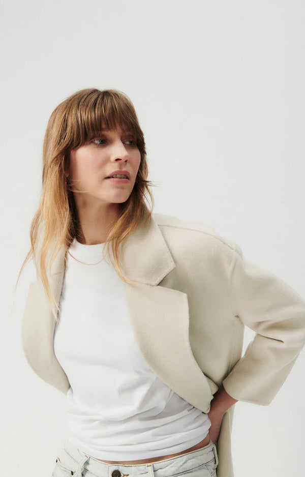 DADO404 COAT in Greige by American Vintage