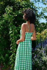 MOLLY DRESS | Leaf Gingham