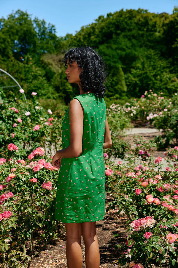 LOELLE DRESS | Leaf Rose