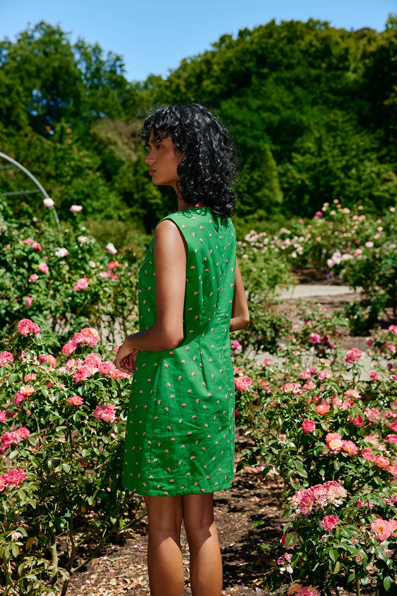 LOELLE DRESS | Leaf Rose