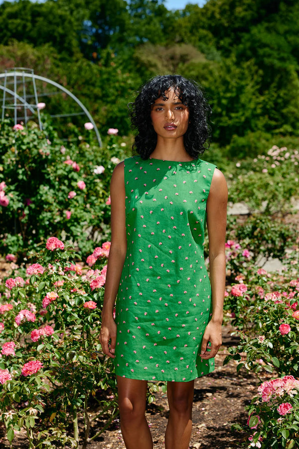 LOELLE DRESS | Leaf Rose