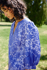 DORIS DRESS in Royal + Antique from Aston Studio