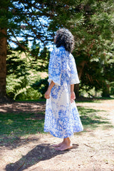 LUCILLE DRESS in Antique + Royal from Aston Studio