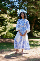LUCILLE DRESS in Antique + Royal from Aston Studio