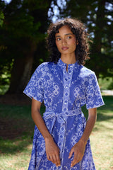 NAMI DRESS in Royal + Antique from Aston Studio