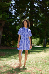 NAMI DRESS in Royal + Antique from Aston Studio