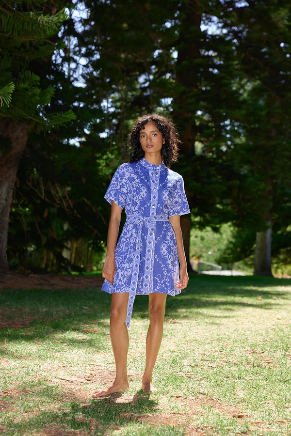 NAMI DRESS in Royal + Antique from Aston Studio