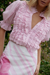 MAVIS BLOUSE in Baby from Aston Studio