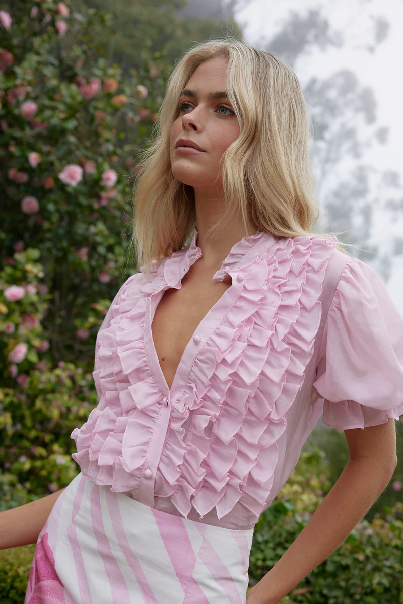 MAVIS BLOUSE in Baby from Aston Studio