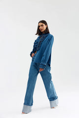 LUNA BLOUSE | Denim