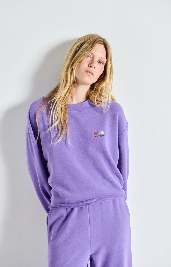 ATUBAY SWEATER ATU03A in Purple by American Vintage