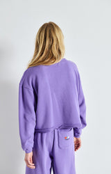 ATUBAY SWEATER ATU03A in Purple by American Vintage