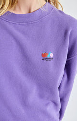 ATUBAY SWEATER ATU03A in Purple by American Vintage