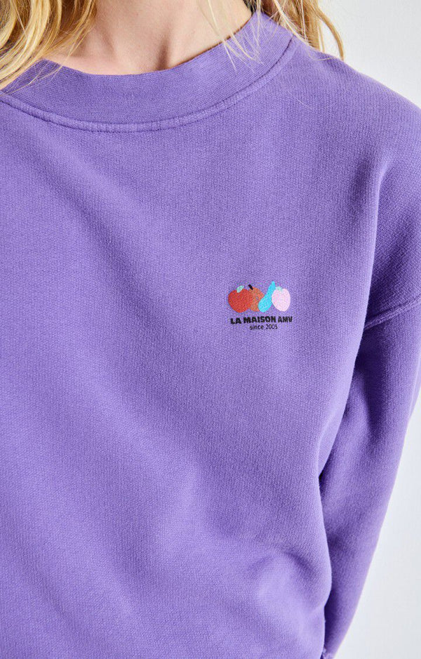 ATUBAY SWEATER ATU03A in Purple by American Vintage