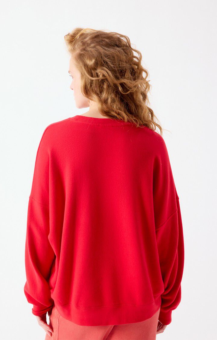 ATUBAY SWEATER ATU03DE in Tomato by American Vintage