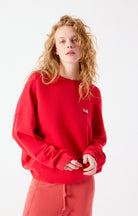 ATUBAY SWEATER ATU03DE in Tomato by American Vintage