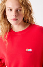 ATUBAY SWEATER ATU03DE in Tomato by American Vintage