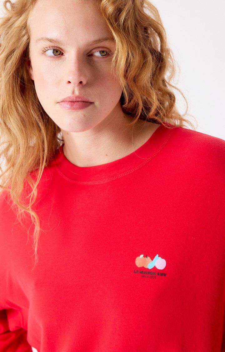 ATUBAY SWEATER ATU03DE in Tomato by American Vintage