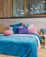 VELVET PEA CUSHION | Dusty Rose