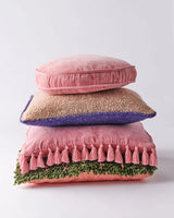 VELVET PEA CUSHION | Dusty Rose